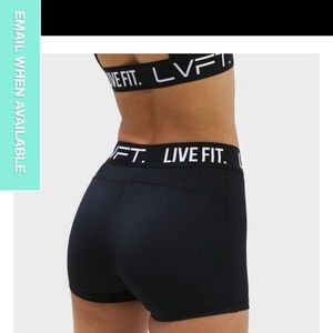LiveFit Retro Boom Shorts Black Medium